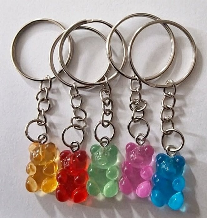 5 Gummy beertjes sleutelhangers (€2,- per 5 stuks), Ophalen of Verzenden, Nieuw, Dier of Natuur