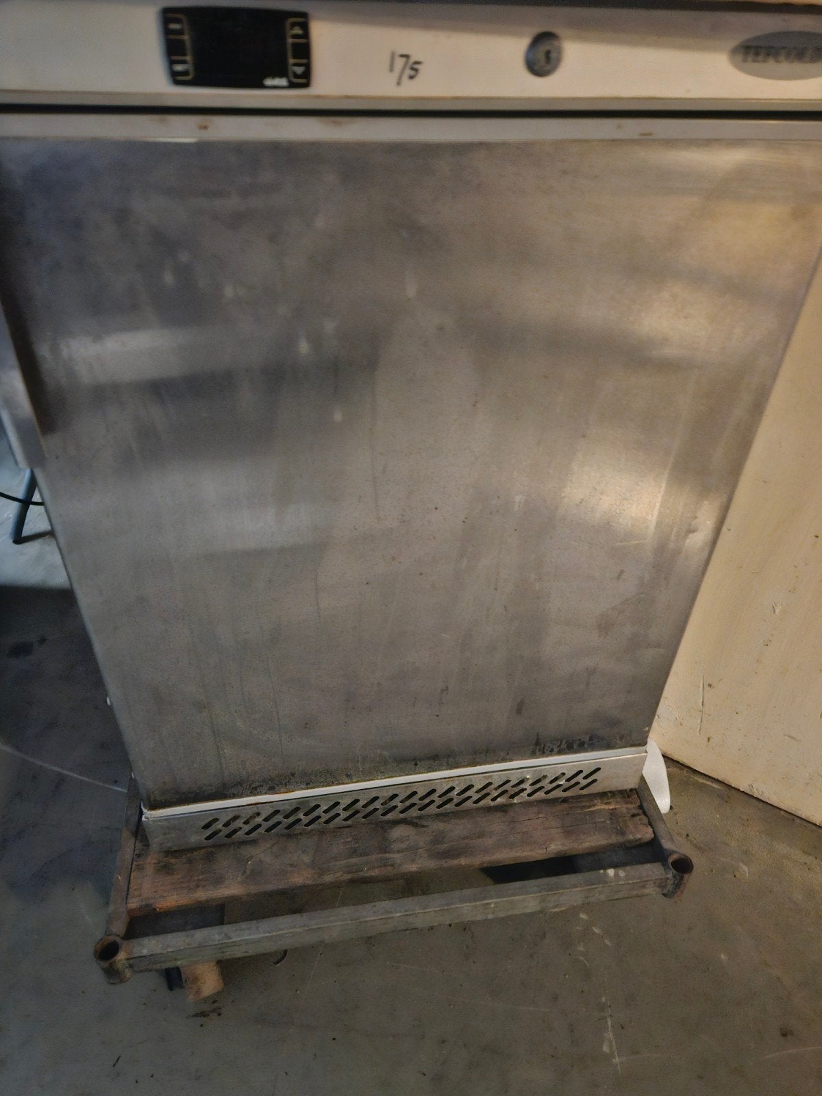 tafelmodel vriezer rvs en wit 60x60x84, Ophalen of Verzenden, Minder dan 60 cm