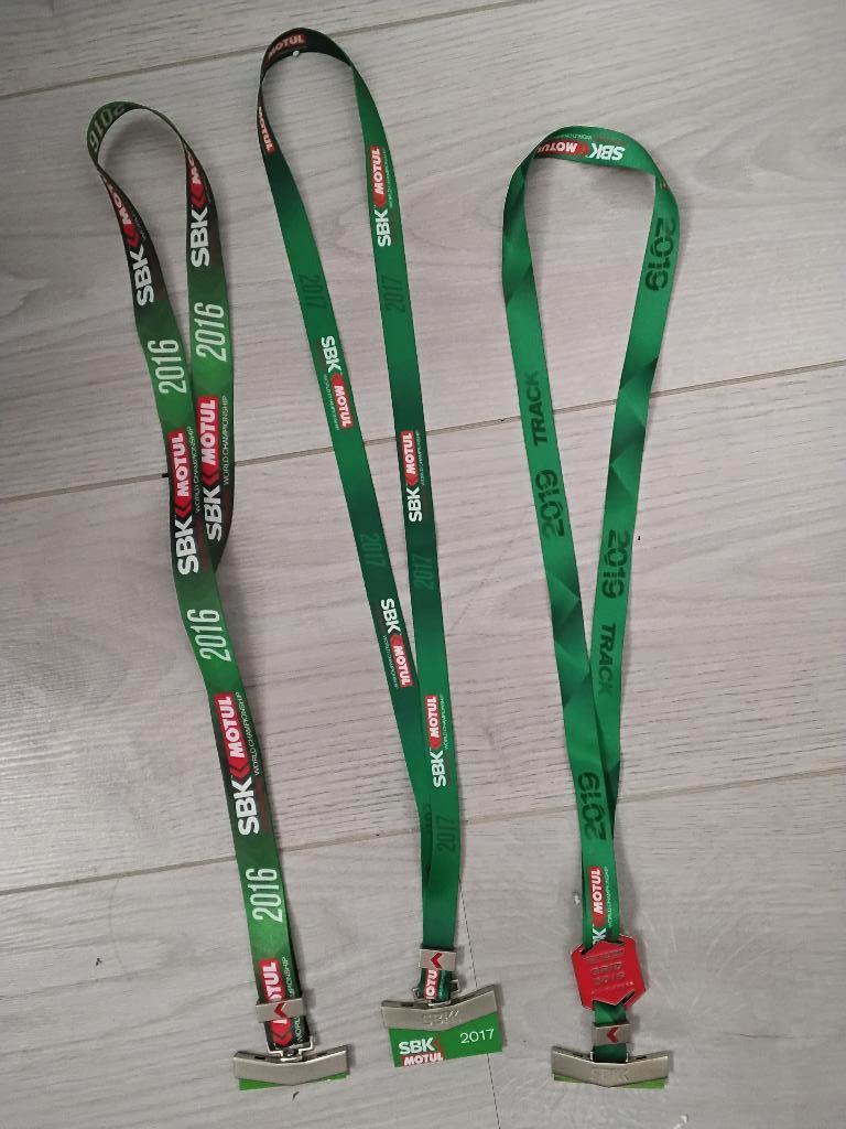 3 grid lanyards wk superbike tt circuit assen, Ophalen of Verzenden, Zo goed als nieuw, Motoren