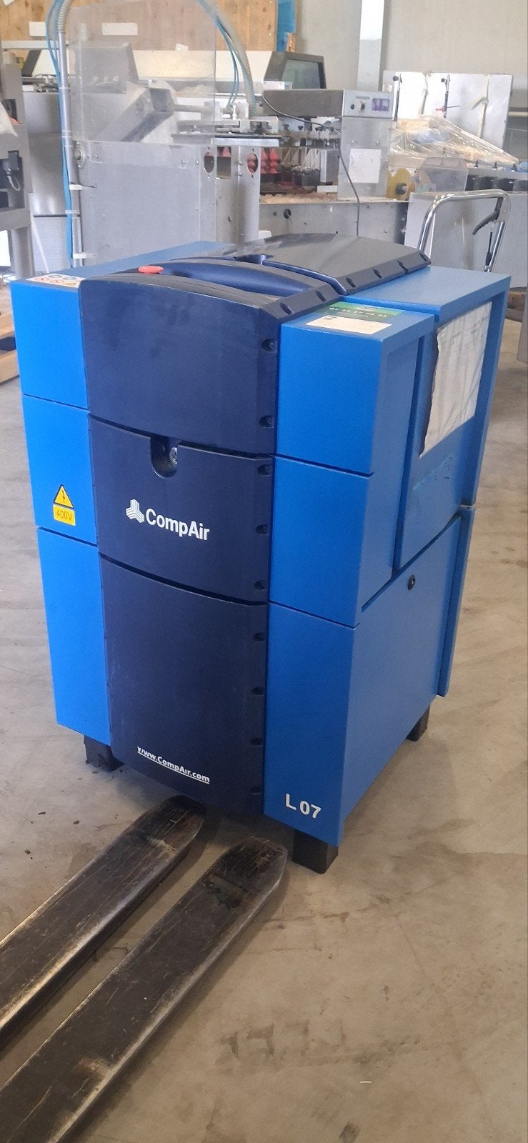 compair schroefcompressor.  L07, Ophalen of Verzenden, Gebruikt, 800 liter/min of meer, 10 bar of meer