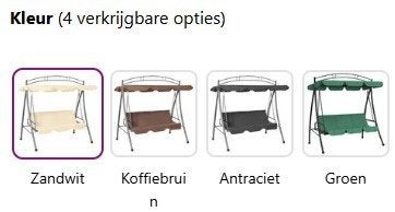 Schommelbank schommelbed 2-persoons  GRATIS BEZORGD!, Verzenden, Nieuw, Nvt, Nvt