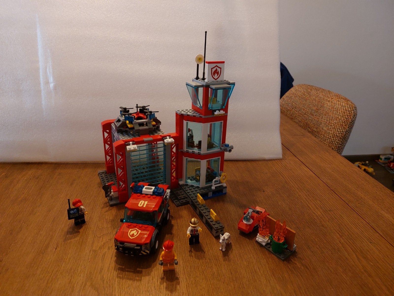 LEGO-set 60215 Brandweerkazerne compleet, City, Verzenden, Lego, Zo goed als nieuw