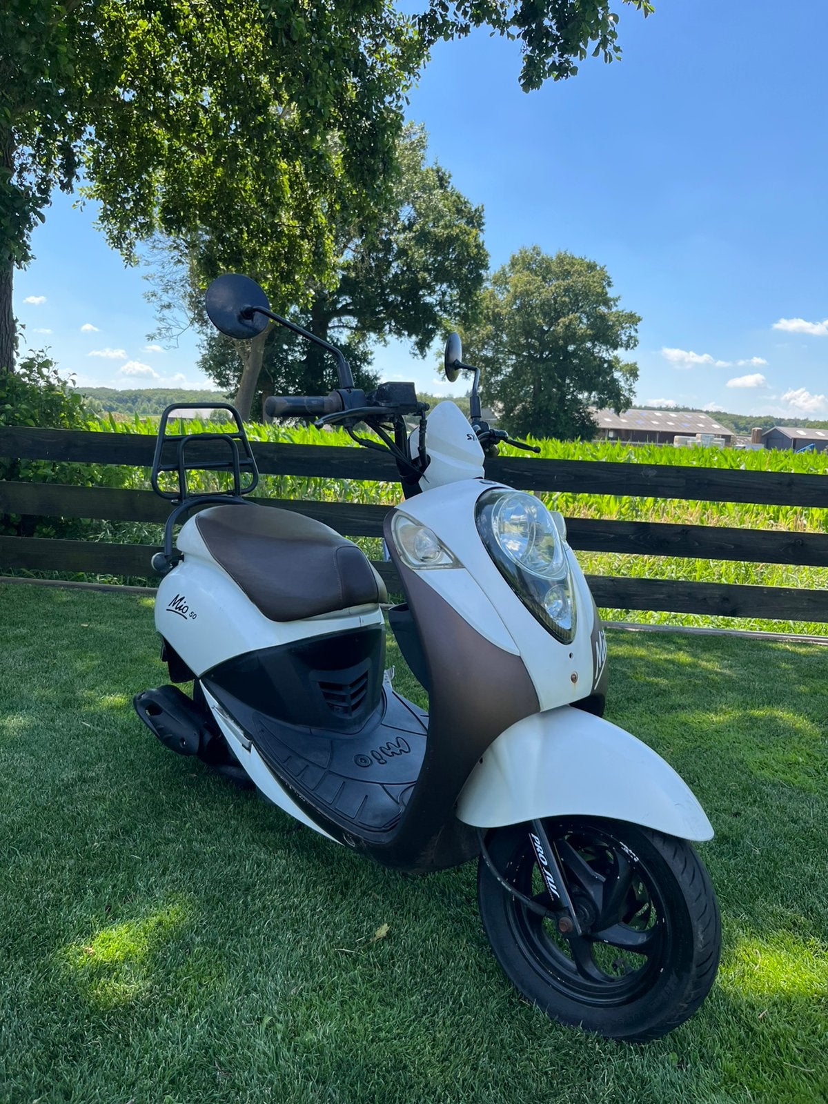 Sym mio 50, Fietsen en Brommers, Scooters | SYM, Zo goed als nieuw, Benzine, Maximaal 25 km/u, Ophalen