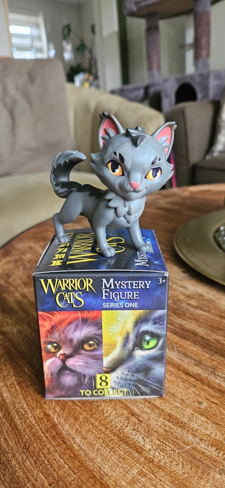 Warrior Cats mystery box figuurtje serie 1 Grijsstreep, Ophalen of Verzenden, Nieuw