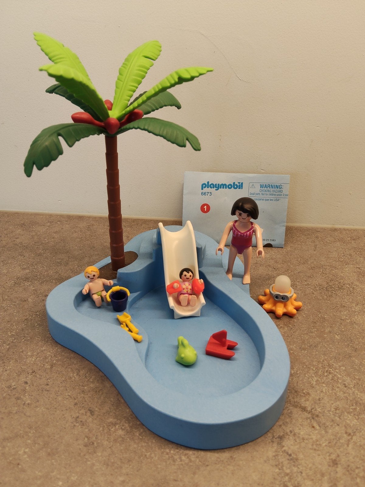 Playmobil 6673 Zwembad met palmboom en figuren, Kinderen en Baby's, Ophalen, Complete set, Overige typen, Summer fun