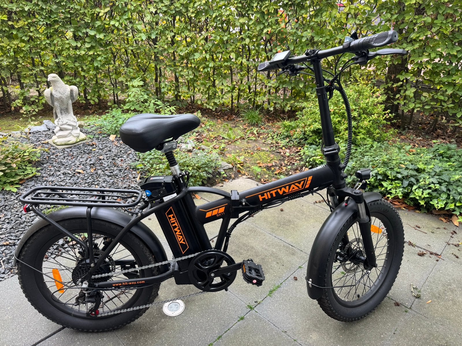 Hitway BK11 opvouwbare elektrische fiets, Fietsen en Brommers, Zo goed als nieuw, Minder dan 47 cm, 30 tot 50 km per accu, Ophalen