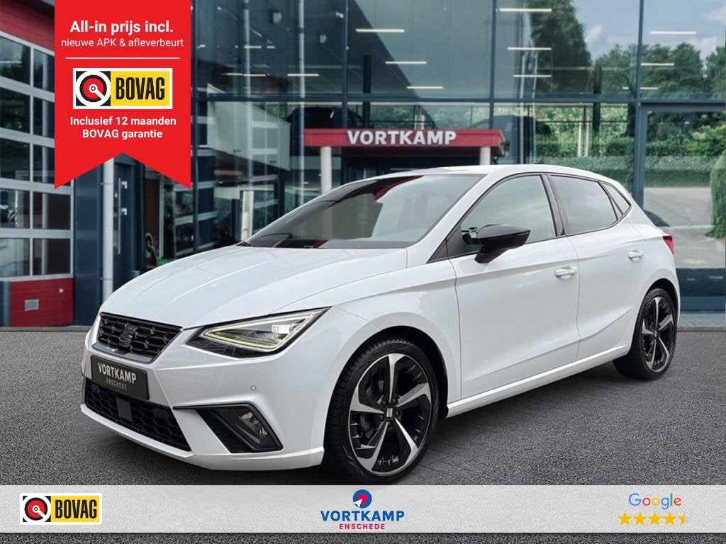 Seat IBIZA 1.0 TSI FR CRUISE/PDC/LED/CLIMA/CARPLAY/DAB, Auto's, Seat, 1078 kg, Met garantie (alle), Origineel Nederlands, Bedrijf