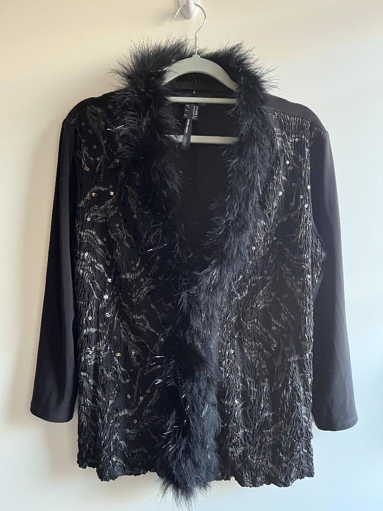 Frank Lyman Black Jacket | made in Canada | EU40, Kleding | Dames, Maat 38/40 (M), Zwart, Ophalen of Verzenden, Zo goed als nieuw