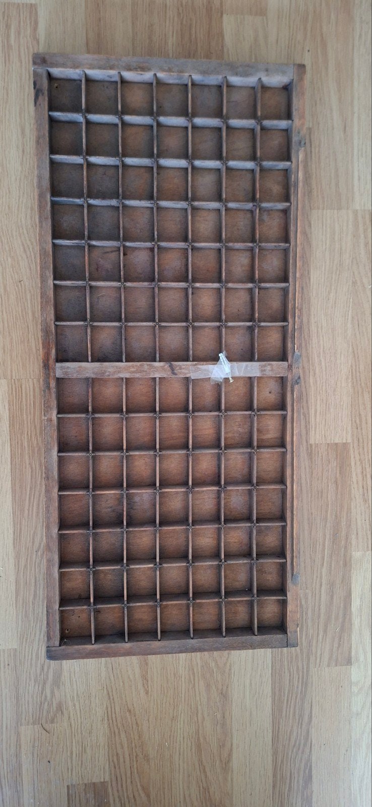 Antieke houten letterbak - Decoratief en functioneel, Ophalen