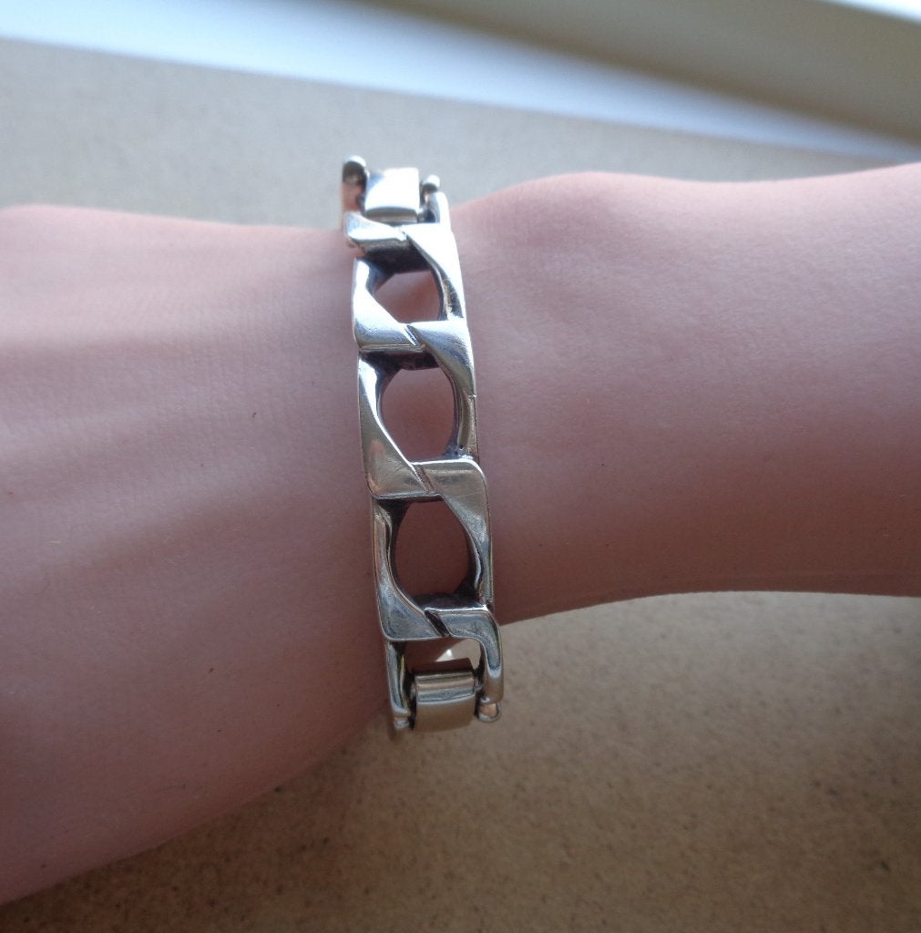 zilveren armband [340], Verzenden, Zo goed als nieuw, Zilver, Zilver