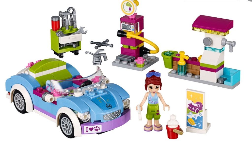 Lego Friends 41091 Mia's sportwagen, Gebruikt, Lego, Ophalen of Verzenden, Complete set