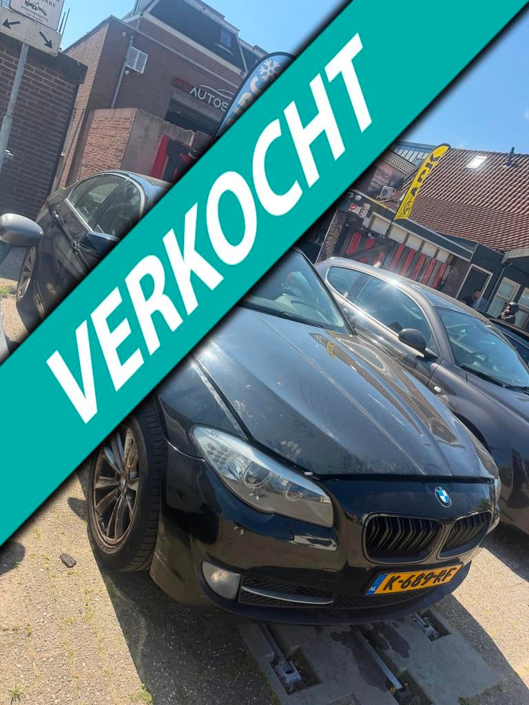 BMW 5-serie 523i High Executive bj 2010, Euro 5, Achterwielaandrijving, Gebruikt, 2000 kg