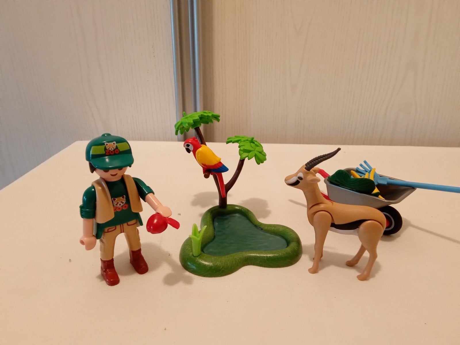 Playmobil set 70295 compleet - Dierenverzorger zoo, Kinderen en Baby's, Speelgoed | Playmobil, Complete set, Zo goed als nieuw