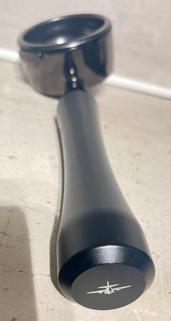 MHW-3BOMBER 58mm E61 Bodemloze Portafilter (Zwart) Topstaat!, Ophalen of Verzenden, Zo goed als nieuw, Barista-accessoire