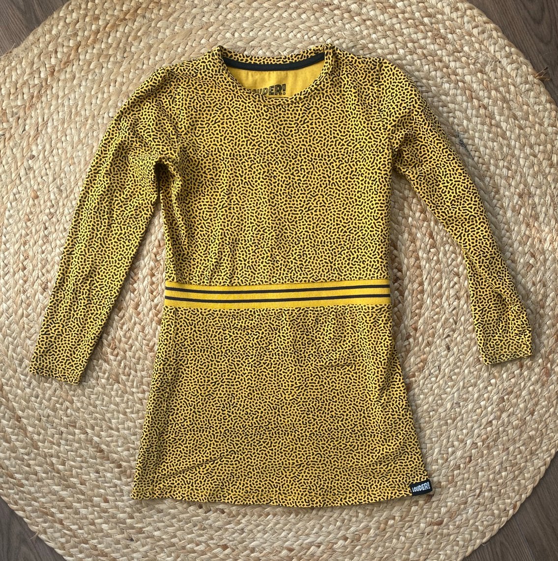 Jurkje Louder maat 122/128, Kinderen en Baby's, Kinderkleding | Maat 122, Ophalen of Verzenden, Zo goed als nieuw, Meisje, Jurk of Rok