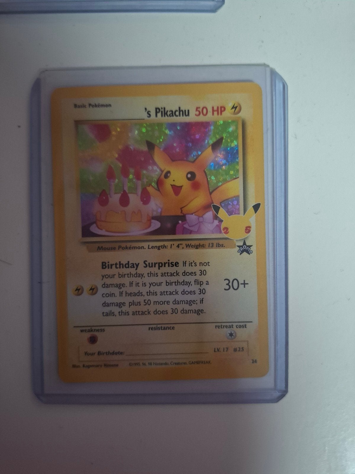 'S pikachu birthday, Ophalen of Verzenden, Zo goed als nieuw