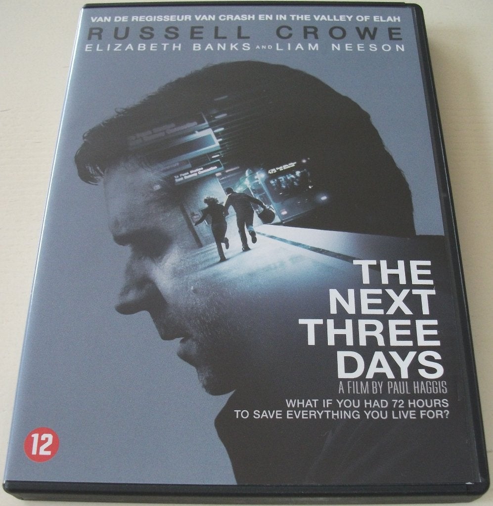Dvd *** NEXT THREE DAYS *** Gevaarlijke en onbekende wereld, Vanaf 12 jaar, Ophalen of Verzenden, Zo goed als nieuw, Overige genres
