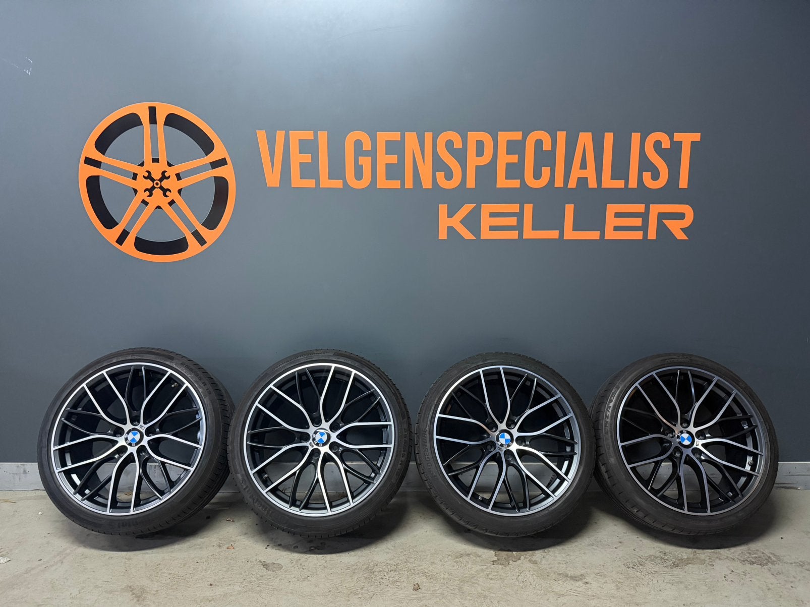 Bmw 3 4 serie 19 inch 405m velgen breedset 5x120 zomerset, Ophalen of Verzenden, 19 inch, Zomerbanden, Banden en Velgen