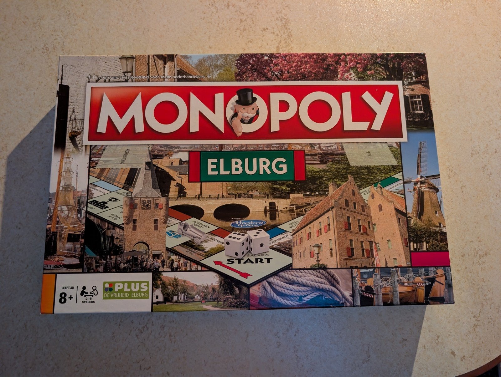 Monopoly Elburg - Speciale editie bordspel, Vijf spelers of meer, Ophalen of Verzenden, Zo goed als nieuw, Hasbro