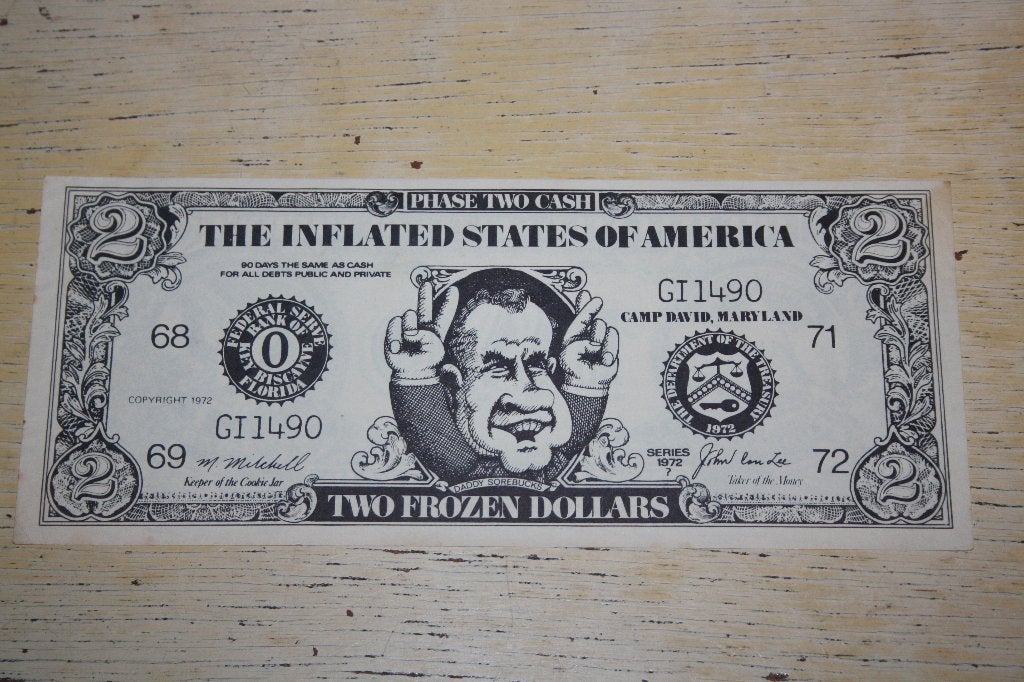The Inflated States of America Two Frozen Dollars G11490, Ophalen of Verzenden, Noord-Amerika, Los biljet