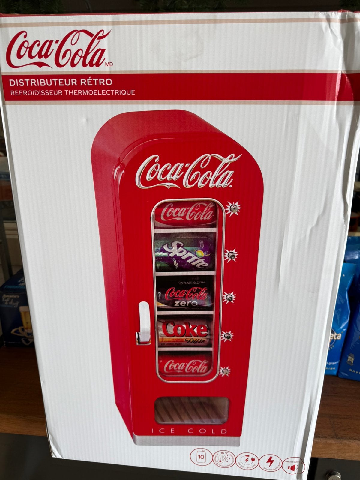 Coca cola vintage koelkastje, Witgoed en Apparatuur, Koelkasten en IJskasten, Ophalen, Koolatron / coca cola, Mecy@home.nl, Nieuw