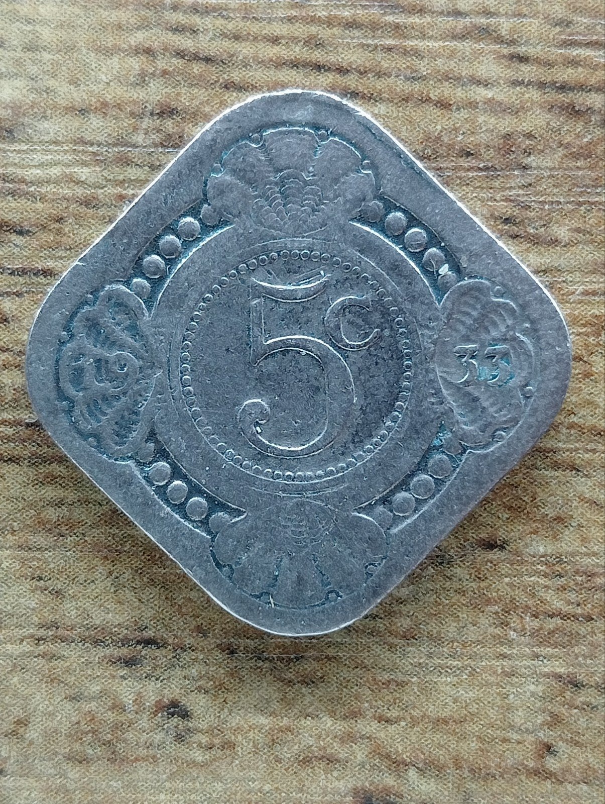 5 cent 1933, Ophalen of Verzenden, Koningin Wilhelmina, 5 cent, Losse munt