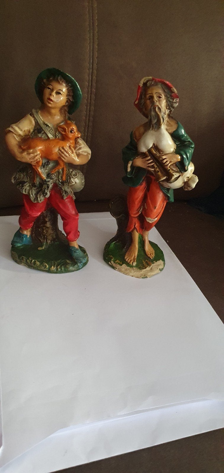 vintage Italiaanse kerststalbeeldje   i, Ophalen of Verzenden, Gebruikt, Religie