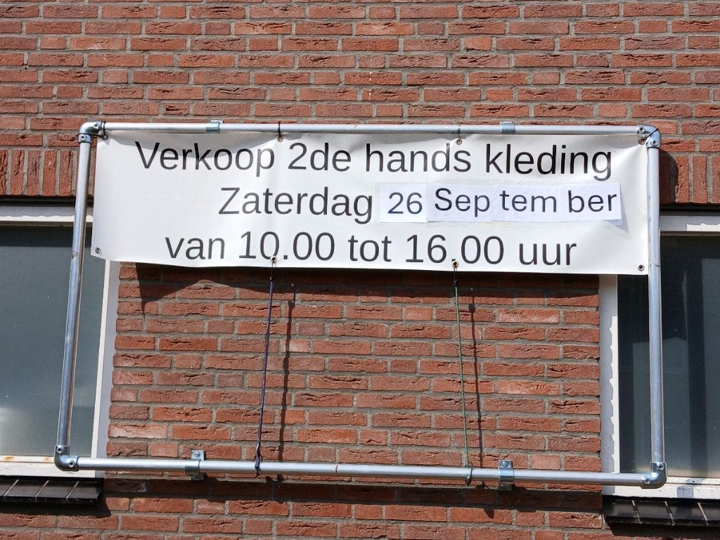 verkoop 2e hands kleding lindenholt/nijmegen, 26 september, Ophalen, Gedragen, Maat 38/40 (M)