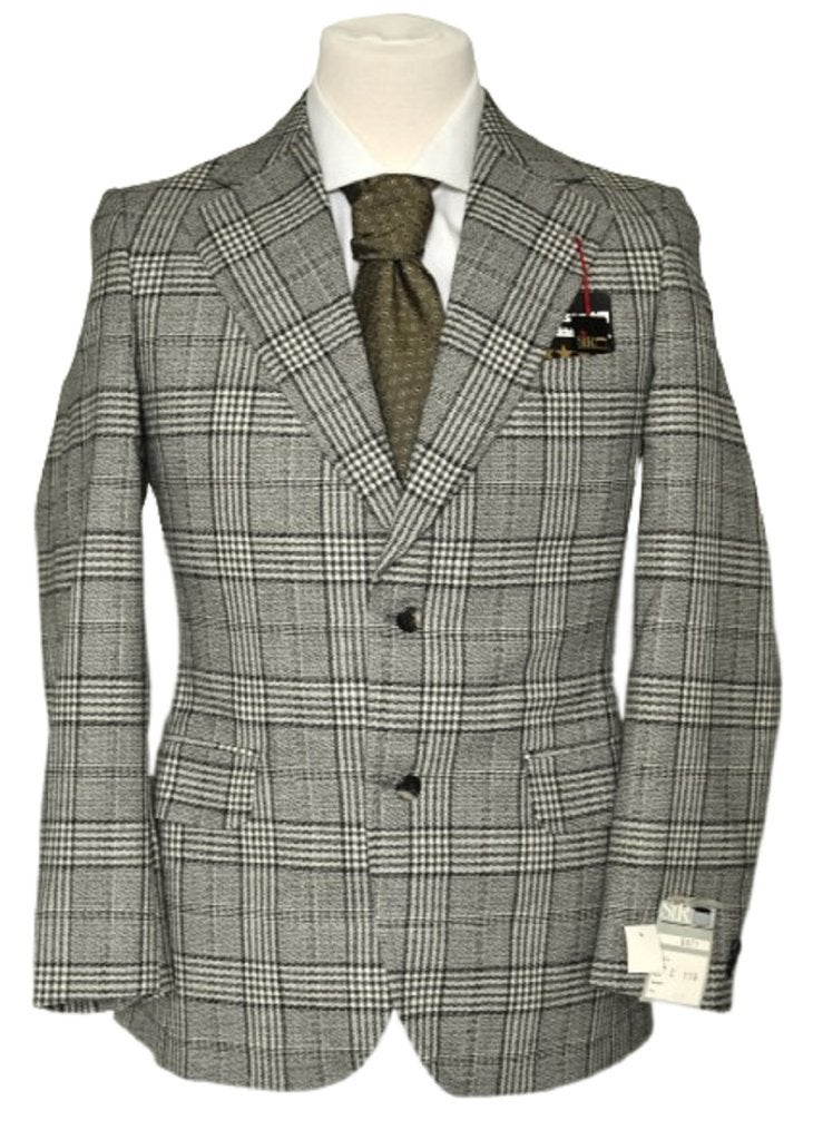 Nieuw SIR 'tweed' colbert, geruit, grijs, Mt. 46 / S, Verzenden, Nieuw, Grijs, SIR