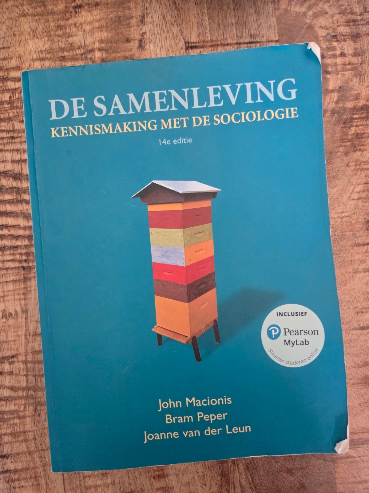 De Samenleving - 14e editie, Joanne van der Leur; John Macionis; Bram Peper, Ophalen of Verzenden, Zo goed als nieuw, Nederlands