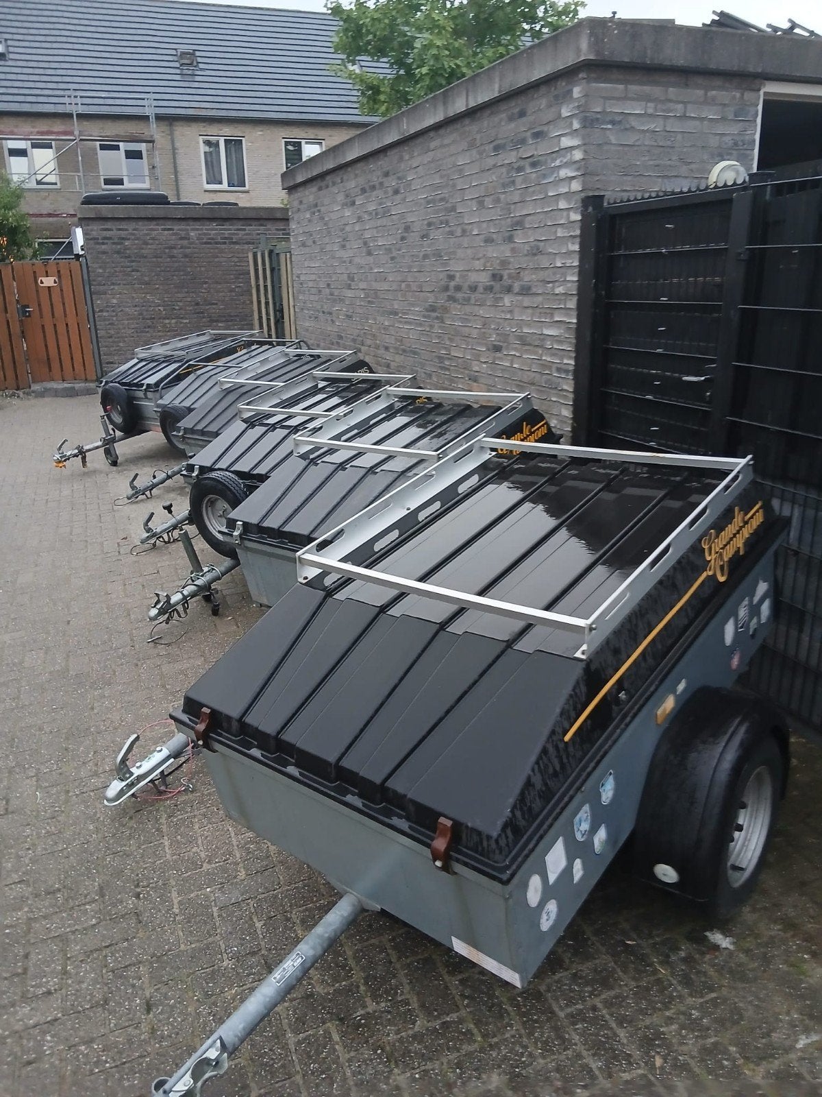 bagagewagen saris grande champigion, Ophalen