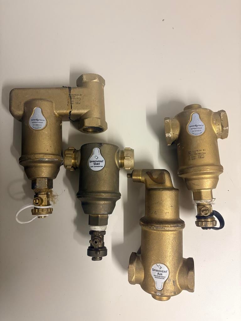 Spirotech Spirotrap en Spirovent vuilafscheiders, Gebruikt, Minder dan 30 cm, Overige typen, Minder dan 60 cm