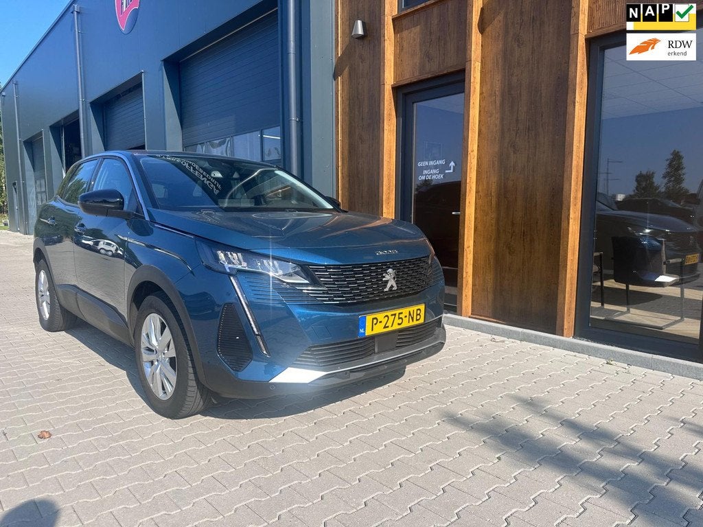 Peugeot 3008 1.2 PureTech Active Pack Business 360 camera vi, Auto's, Peugeot, Voorwielaandrijving, Stof, Gebruikt, 1199 cc