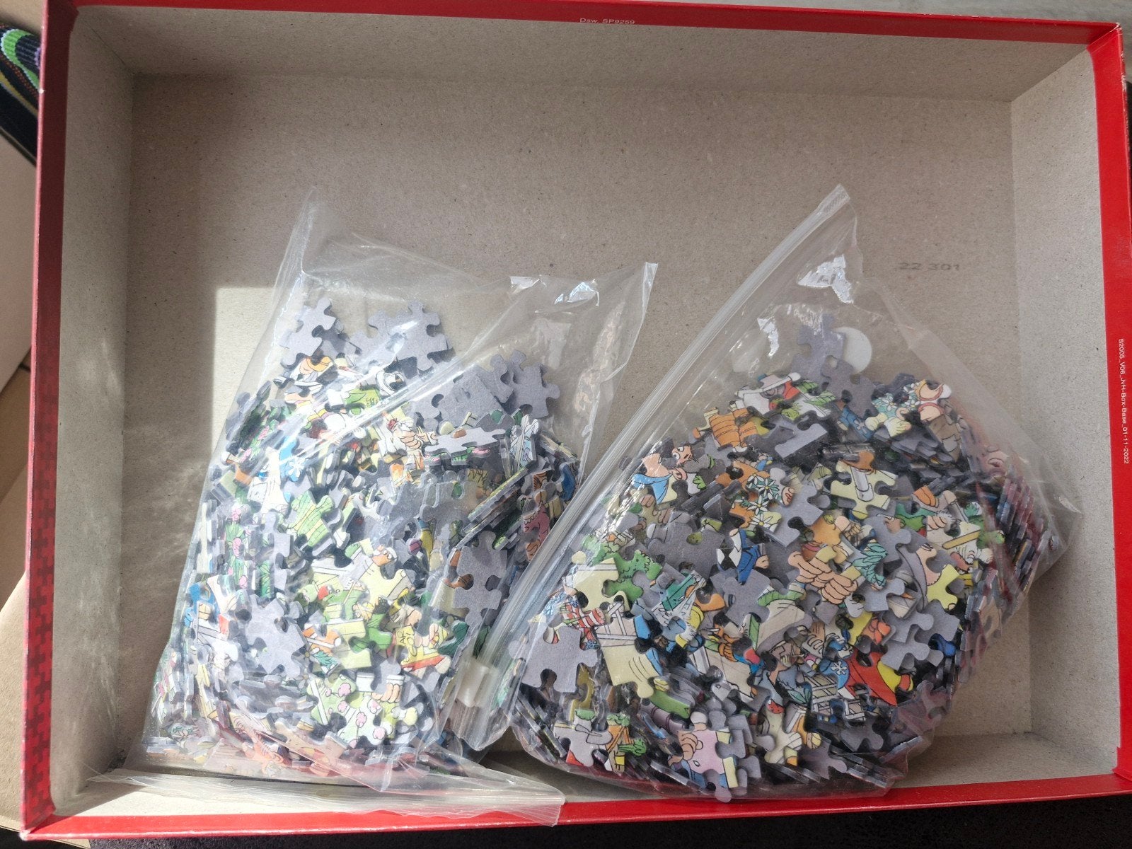 Jan van haasteren puzzel intratuin 1000 stukjes, Ophalen of Verzenden, 500 t/m 1500 stukjes, Zo goed als nieuw, Legpuzzel