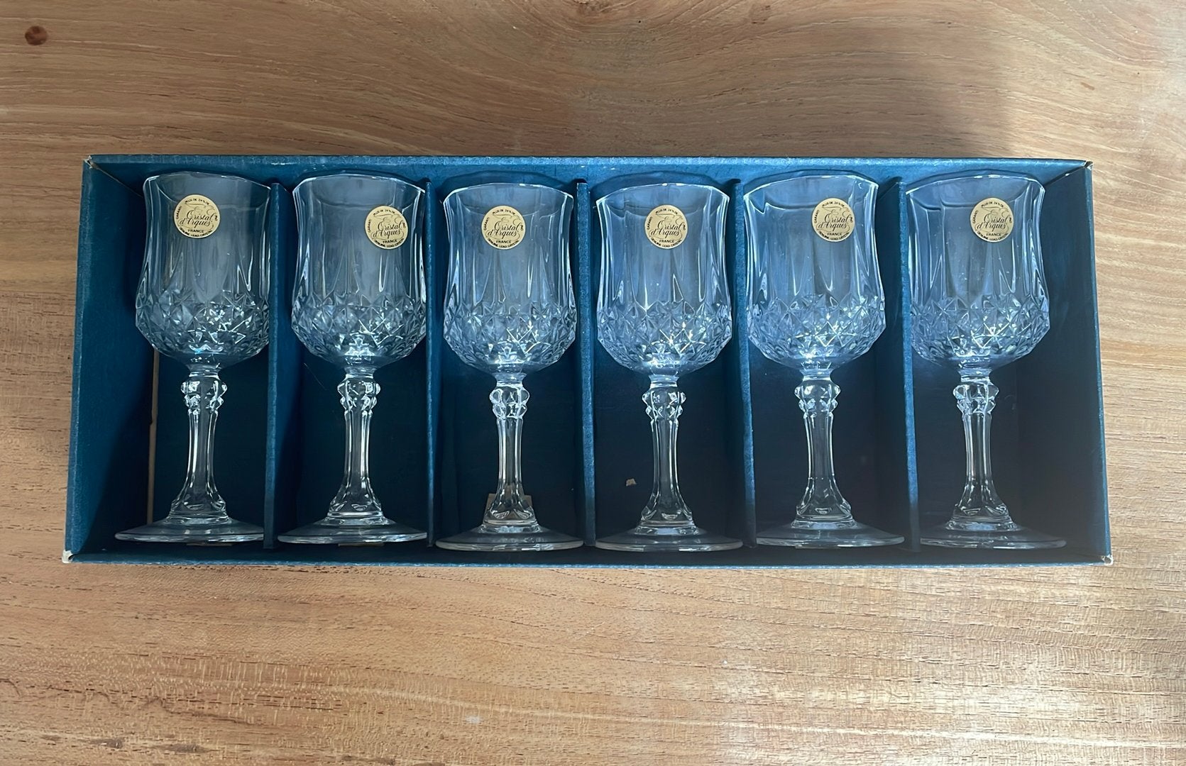 Cristal d’Arques Longchamp borrelglaasjes 6 stuks, Ophalen of Verzenden