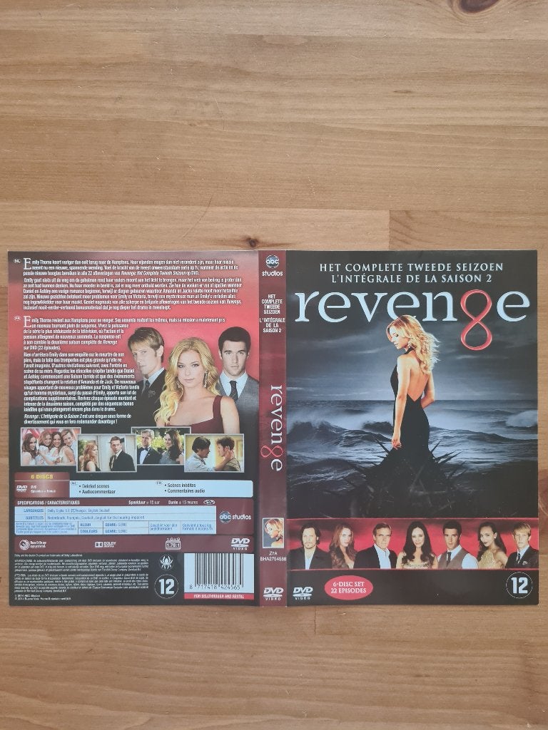 Revenge - Seizoen 2 - DVD Boxset, Vanaf 12 jaar, Ophalen of Verzenden, Zo goed als nieuw, Actie en Avontuur
