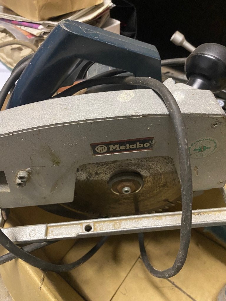 Metabo hand circelzaag, Doe-het-zelf en Verbouw, Gereedschap | Zaagmachines, Ophalen, Gebruikt, Cirkelzaag, 30 tot 70 mm