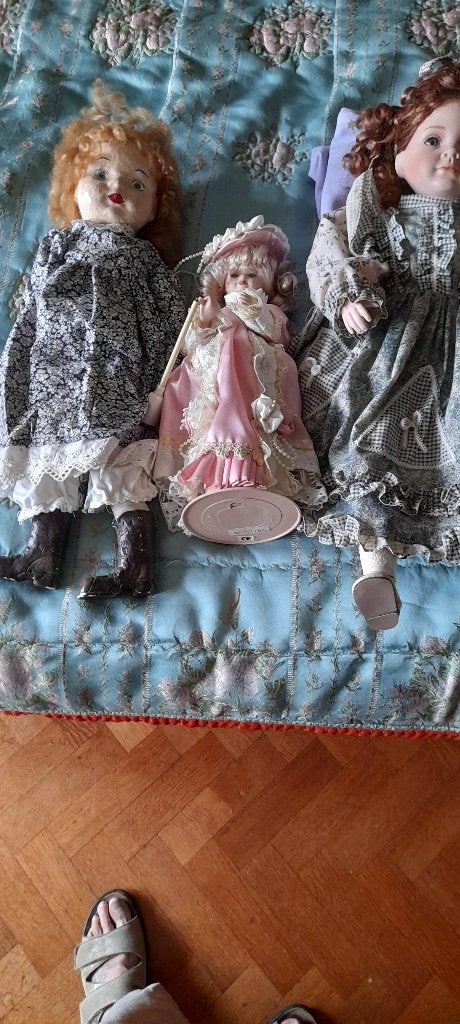 Diverse porseleinen poppen - Vintage collectie, Ophalen, Zo goed als nieuw, Pop