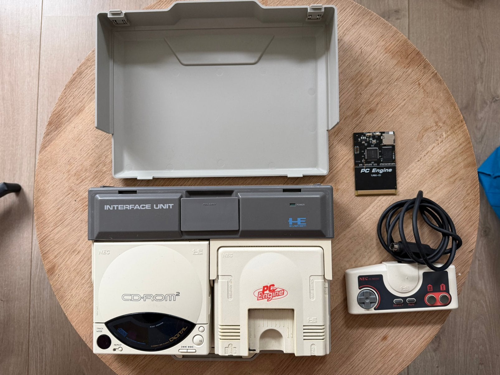 NEC PC Engine + CD-ROM² + Interface Unit – RGB-mod – 4 games, Verzenden, Overige merken, Zo goed als nieuw