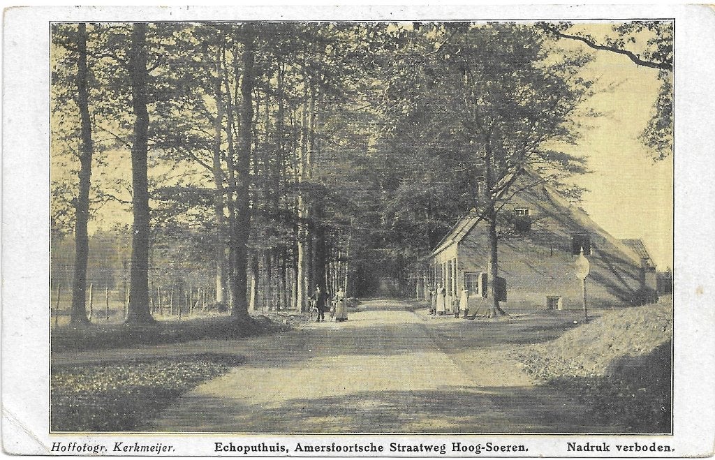 AK Hoog Soeren - Echoputhuis, Amersfoorsche Straatweg, Verzenden, Voor 1920, Gelopen, Gelderland