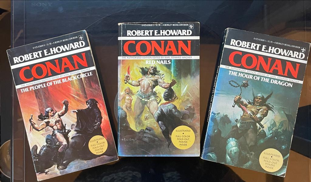 Set van 3 Conan boeken - Robert E. Howard - USA, Boeken, Fantasy, Gelezen, Verzenden