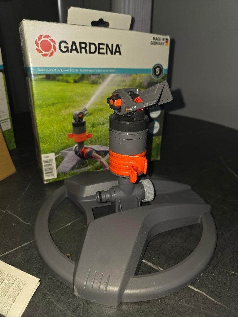Gardena turbine 8143 sproeier compleet, Ophalen, Nieuw, Zwenksproeier