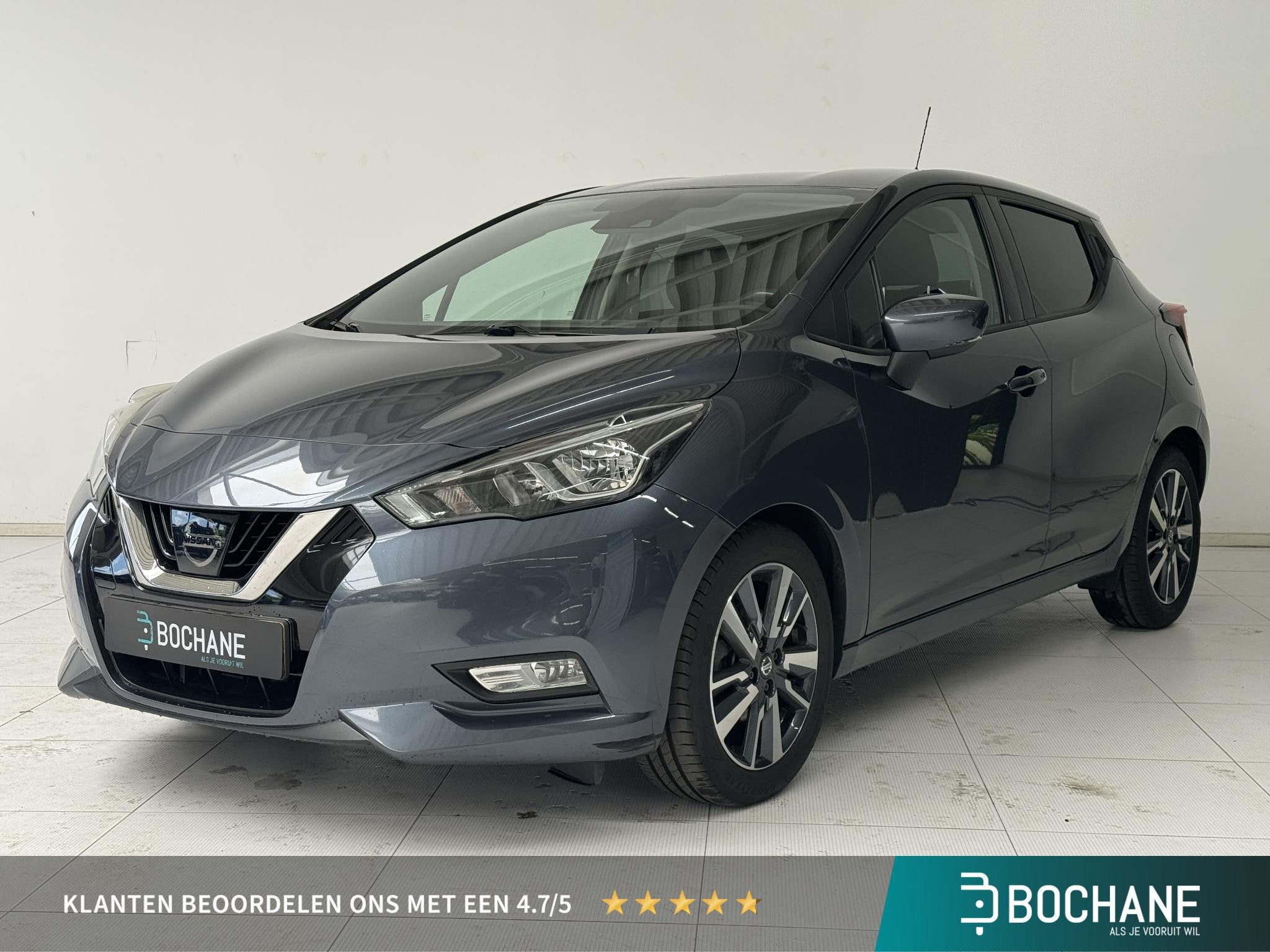 Nissan Micra 0.9 IG-T N-Connecta | Navigatie | Climate Contr, Auto's, Voorwielaandrijving, 898 cc, Stof, Gebruikt