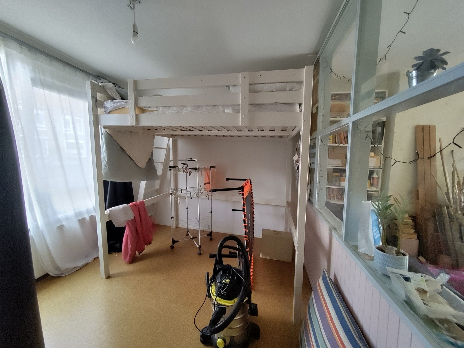 IKEA Storå hoogslaper - Wit, Ophalen, Gebruikt, Hoogslaper, Tweepersoons