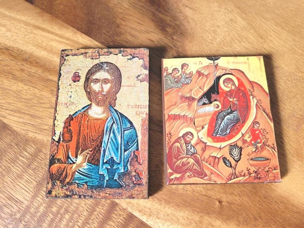 Byzantijnse iconen ~, Antiek en Kunst, Antiek | Religie, Ophalen of Verzenden