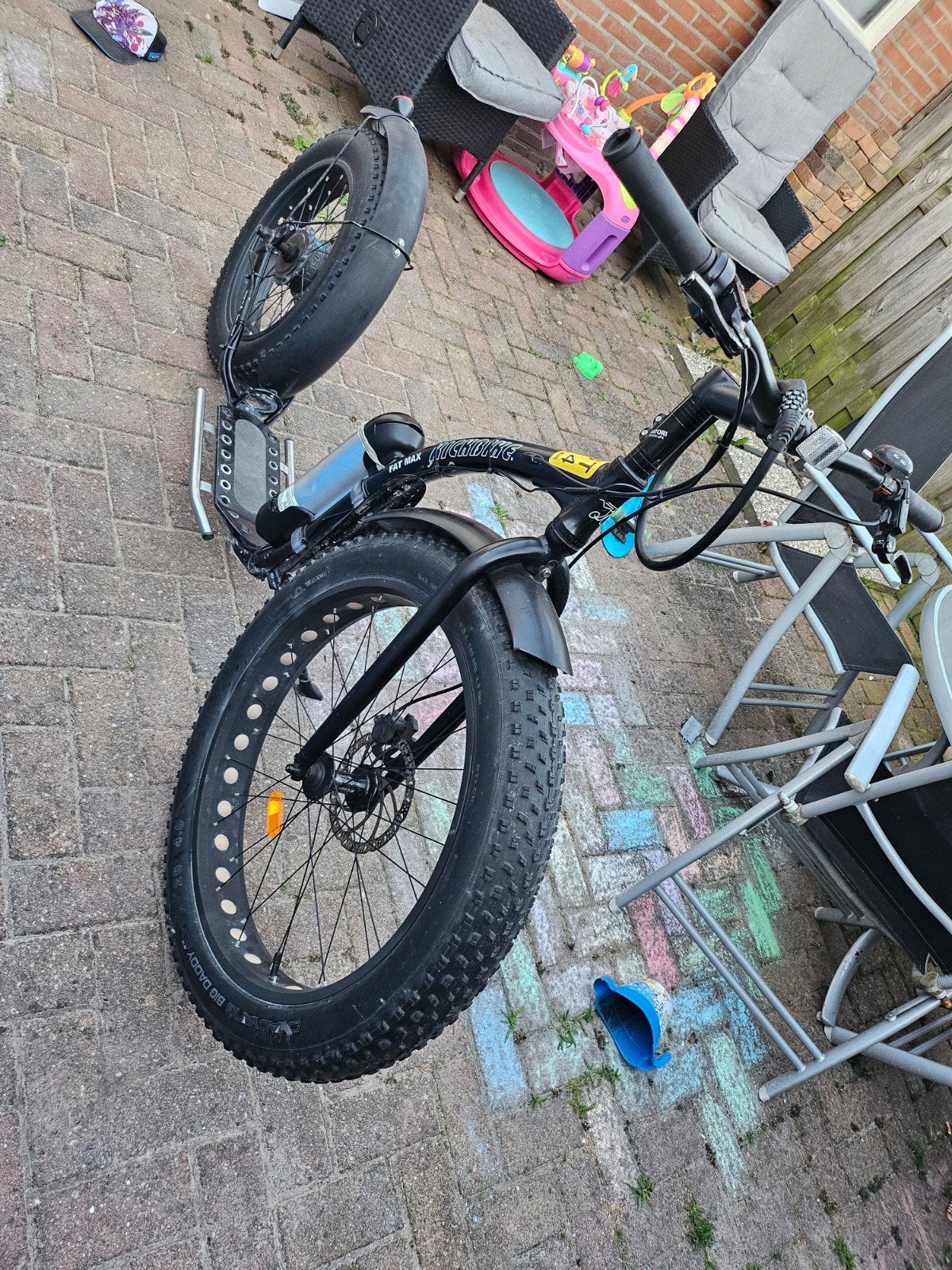 Zwarte Kickbike Fat Max - Uitstekende staat, lange accuduur, Ophalen of Verzenden, Zo goed als nieuw, Kickbike, Kickbike
