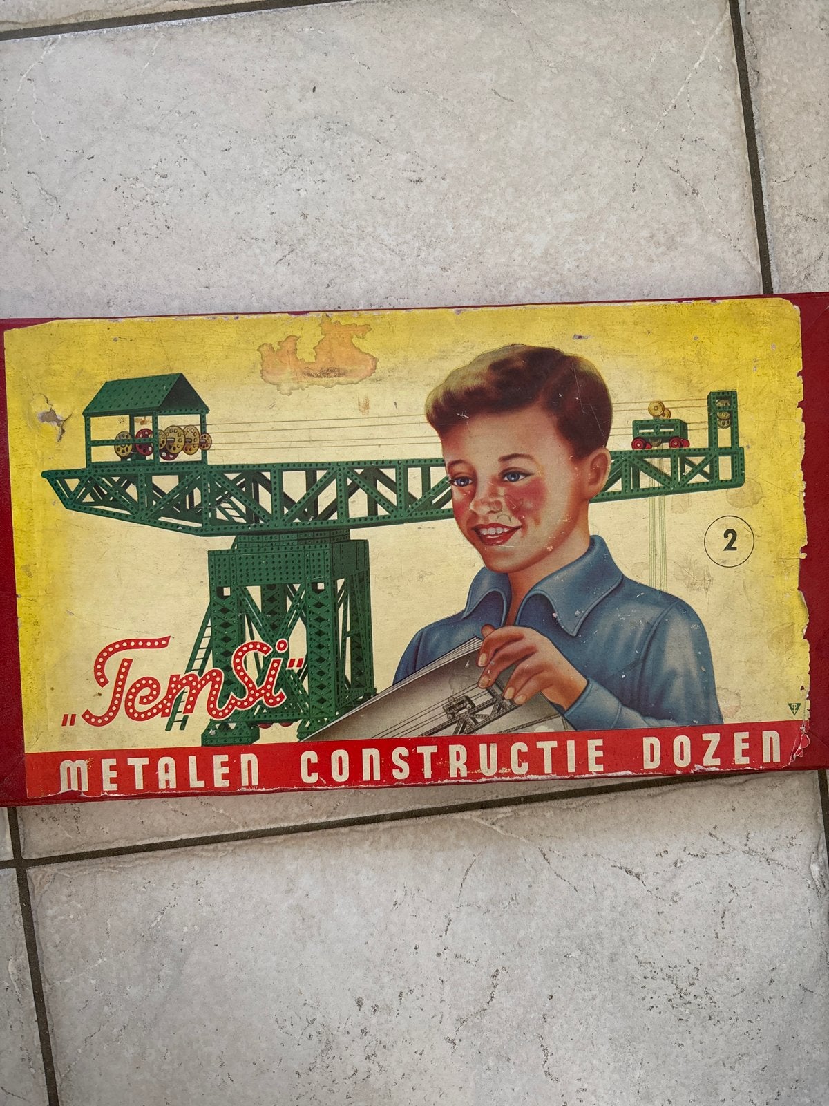 Vintage Temsi Metalen Constructie Dozen - Set 2, Ophalen, Gebruikt, Overige merken