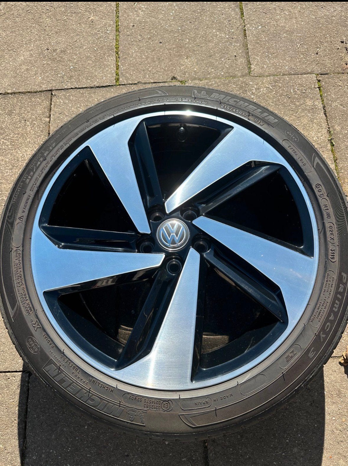 Origineel Polo R-Line GTI  Velg milton keyness 5x100, Auto-onderdelen, Banden en Velgen, Velg(en), Zomerbanden, 17 inch, 215 mm
