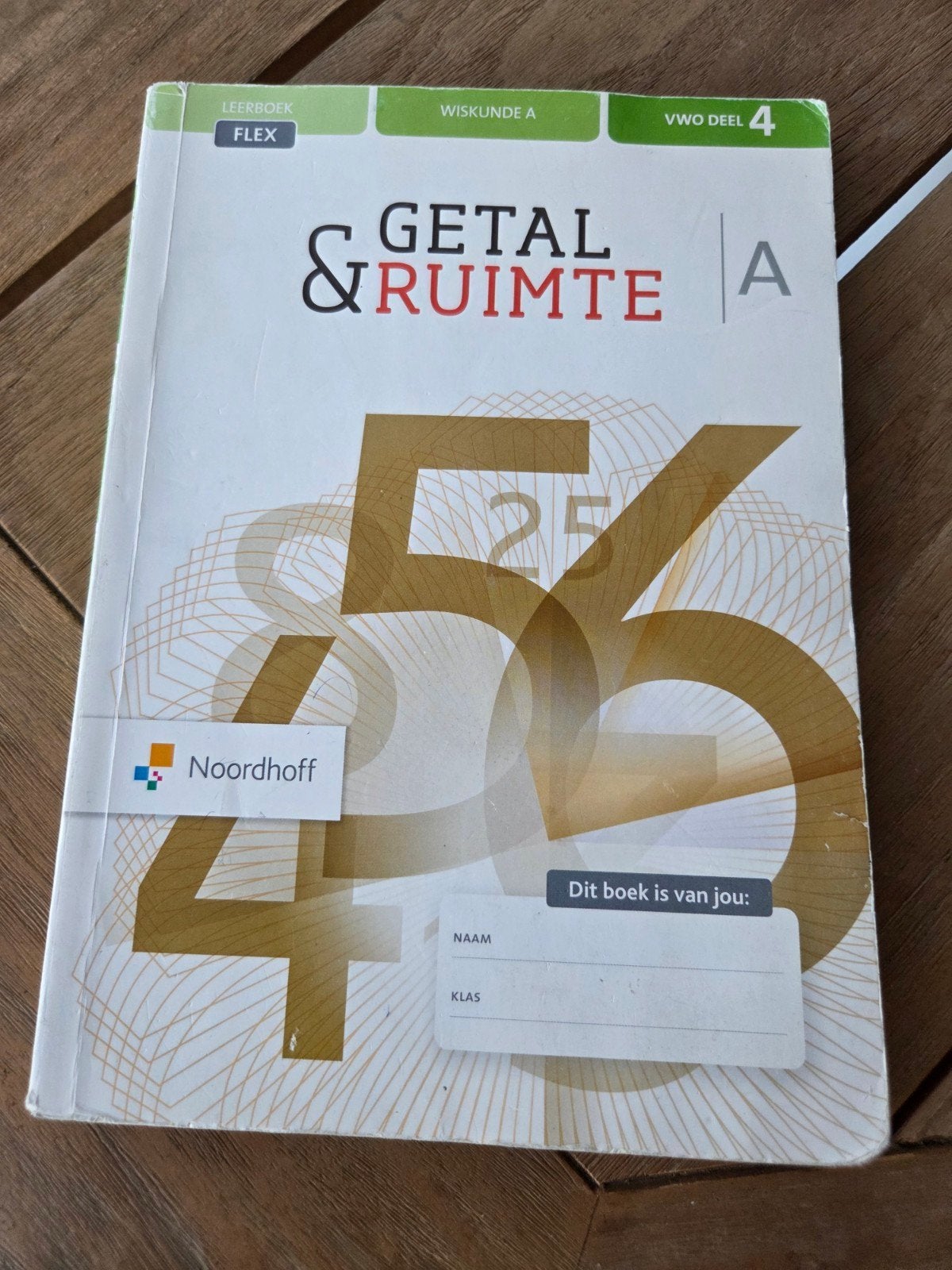 Getal & ruimte leerboek wiskunde A/C vwo deel 4, Boeken, Informatica en Computer, Ophalen of Verzenden, Zo goed als nieuw, Overige onderwerpen