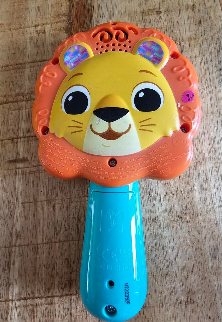 VTech Kiekeboe Leeuwtje Spiegeltje met Geluid, Ophalen of Verzenden, Gebruikt, Overige typen, Met geluid